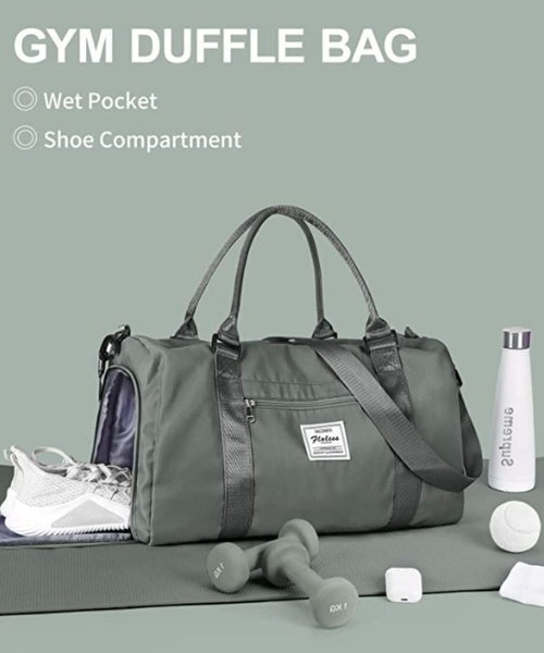 gym bag, duffel bag, sports bag, workout bag, travel duffel, fitness bag, athletic bag, product launch, minimalist, calm, trustworthy, neutral